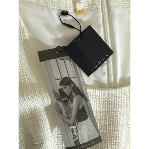 NWT 4. Collective Two-Tone Sleeveless Sheath Dress Size 4 - Picture 4 of 4